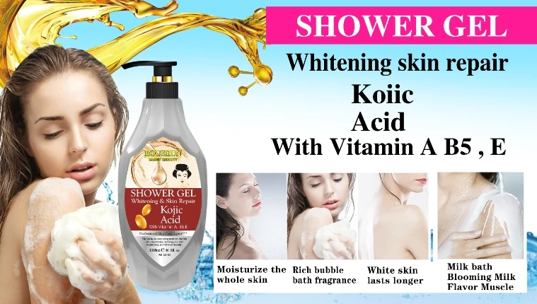White Rose Roush Perfume Roushun Alcohol-Free Aloe Vera Formula Rose Petal 355ml