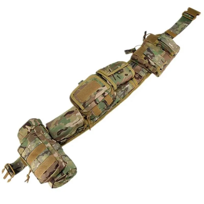 Premium Universal Hunting Gadget Pouch Multifunctional Waist Bag Adjustable Padded Duty Belt Tactical Utility with Holster