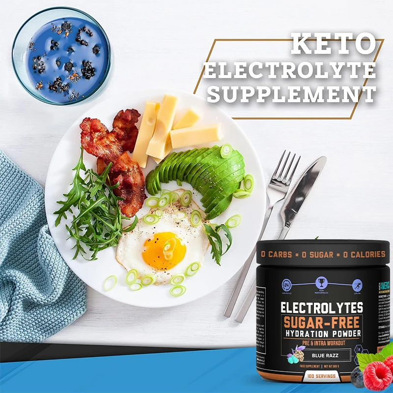 Private Label Electrolyte Electrolyte Supplement Himalayan Pink Salt Stevia Pre Workout Vitamin