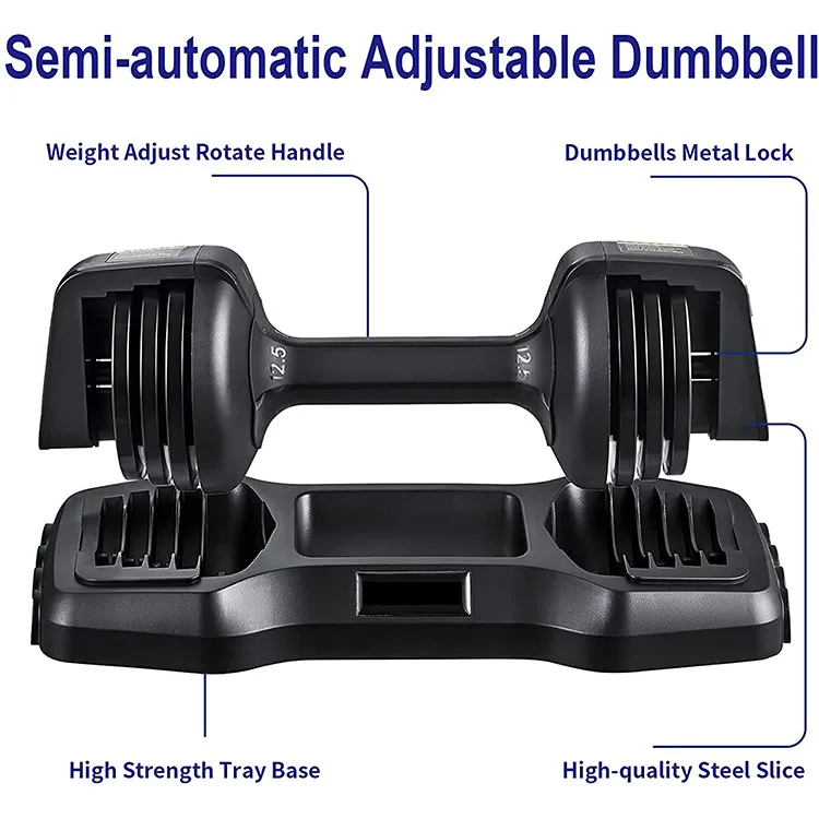 Adjustable Lb Dumbbell Set For Home Gym Muscle Building
