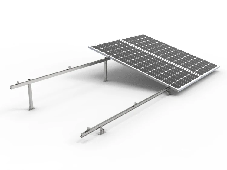 Flat Roof Mounting Racking Brackets System Adjustable Angle Aluminum Pv ...
