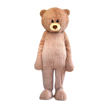 2021 BSCI Audited Chinese Dixin Factory OEM Soft Teddy Bear Costume Custom Plush Mascot Costumes