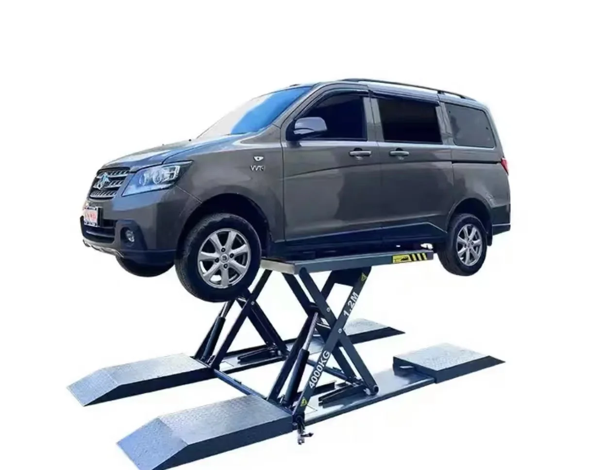 110v/220v With 10000 Lbs And1.4m Mobile Scissor Car Lift Hydraulic ...