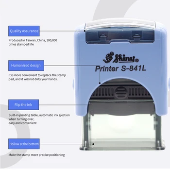 Please DO NOT BEND Business Mailing Self-inking Stamp - View #3