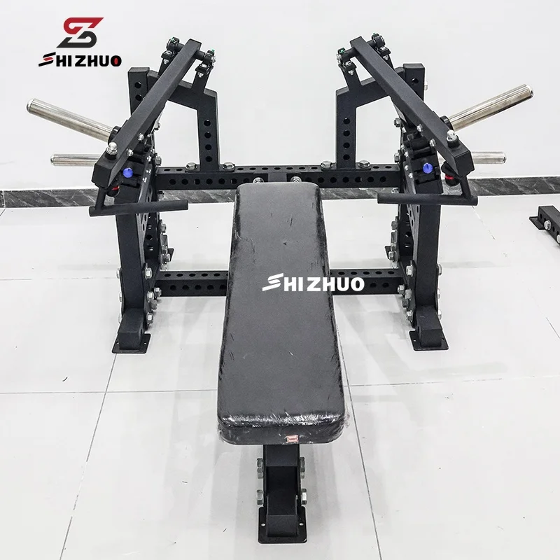 Shizhuo Commercial Strength Training Adjustable Plate Loaded Chest Press Multi EXCEED Flat Bench Press Machine
