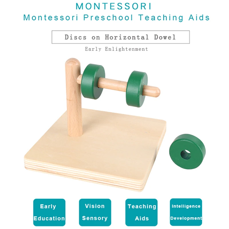 horizontal dowel toy