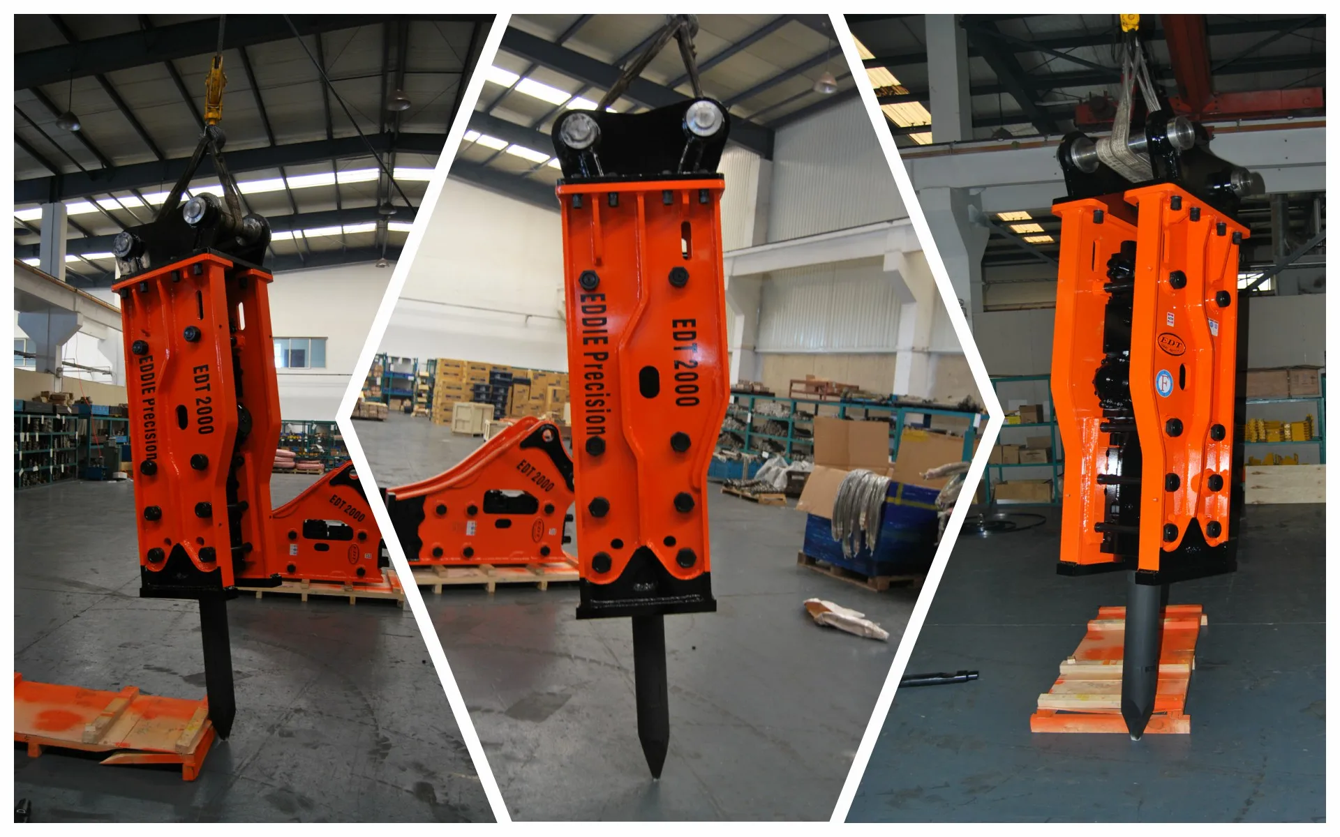 Eddie Edt Hydraulic Hammer Breaker Excavator Jack Hammer New Demolition