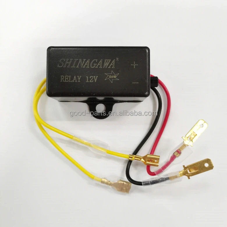 WANOU Универсальный Shinagawa МОТОЦИКЛ ABS 12 В Horn регулируемое реле стартера