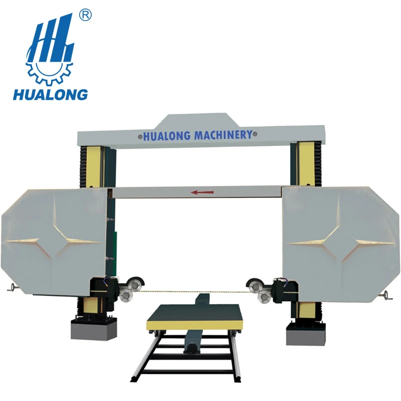 Алмазная проволочная пила с ЧПУ Hualong станок для резки камня 5 осей гранита