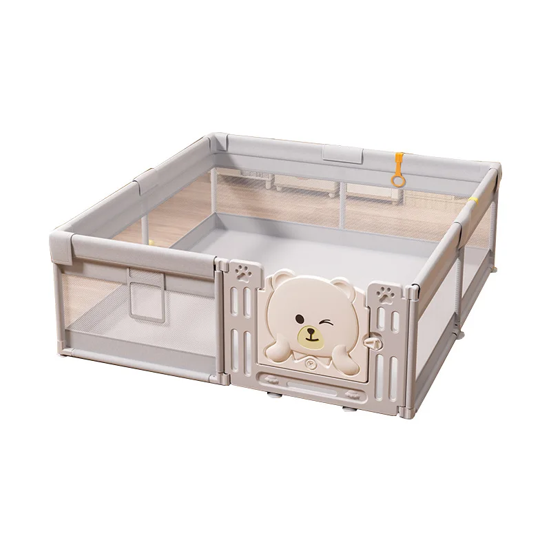 Hurtowe tanie domowe wewnętrzne antypoślizgowe ogrodzenie dla małych dzieci, ekologiczny plastikowy płot bezpieczeństwa z przewiewną siatką