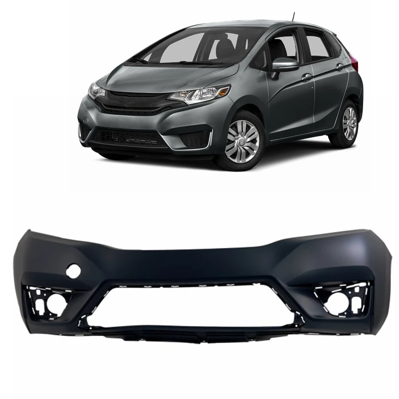 replacement aftermarket GK5 new ABS front bumper cover for Honda Fit Jazz 2015 2016 2017