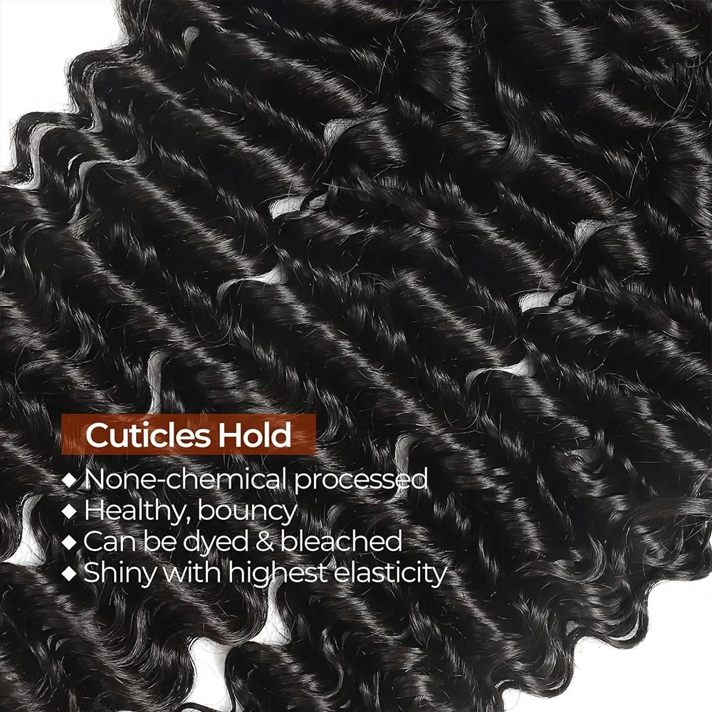 Brasiliani Remy Capelli Ondulati Profondi 30 32 Pollici Offerta Estensioni 100% Naturali_voghion.com