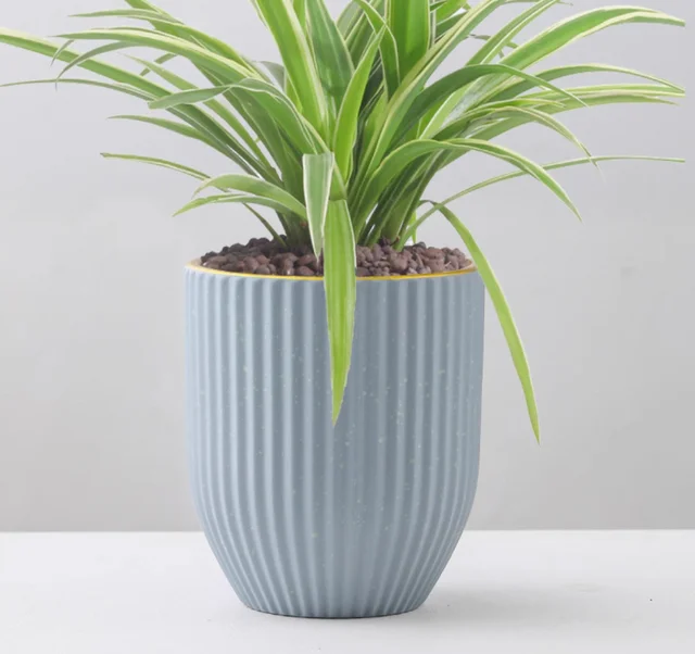 Wholesale Large Glazed Ceramic Flowerpot Cute Design Indoor Planter Pots Factory Direct Big Ceramic Watering Pot Home Gardening