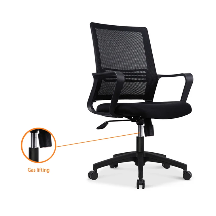 Workwell Comfortable Fabric Home Gas Spring Swivel Chair Office Furniture Rotating Medical Office Chair