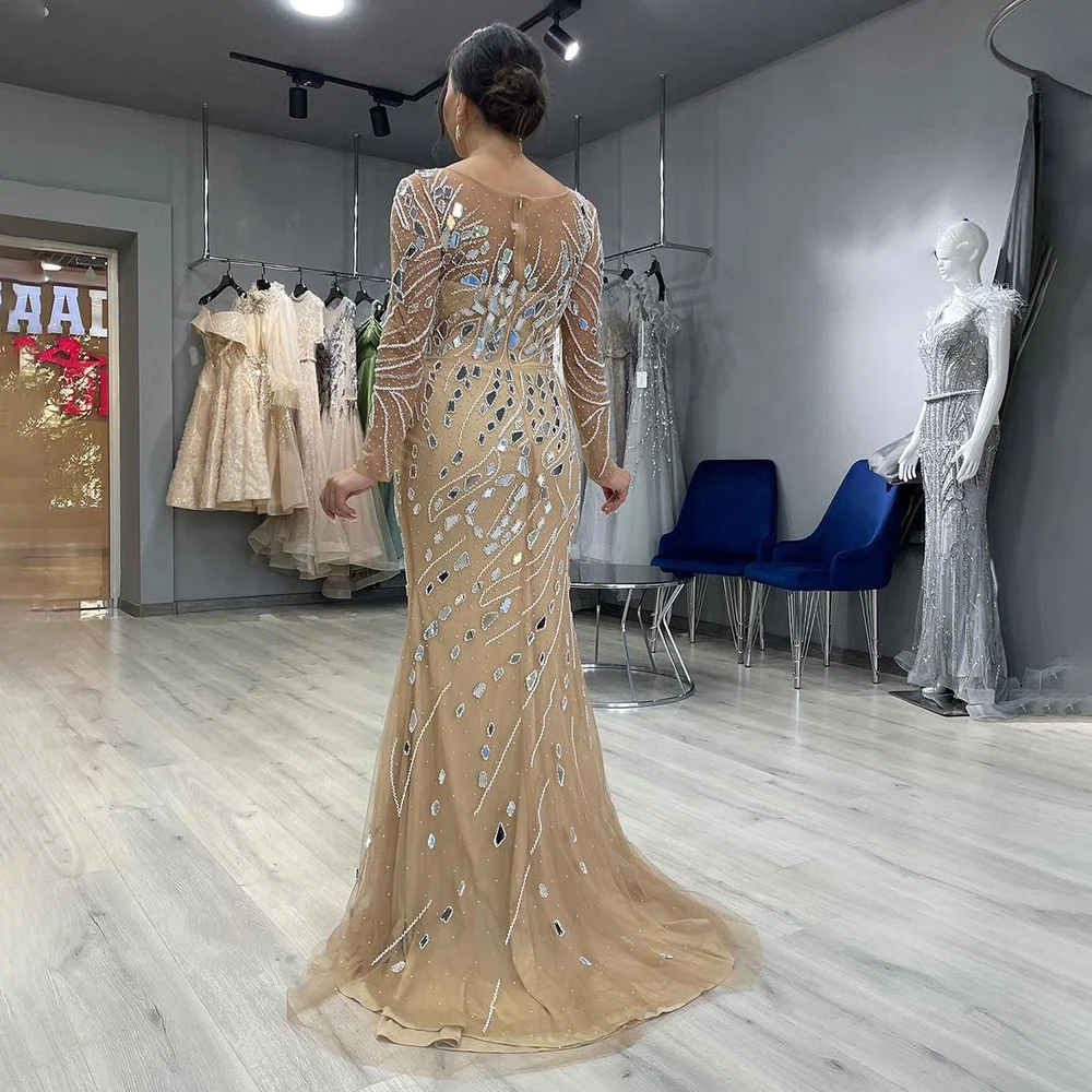 strapless open back dress Champagne Gold Off-shoulder Lace Top A-line Side-slit Long Prom Dress, –  SposaBridal