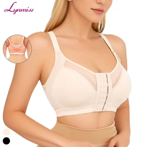 Mesh Fabric Posture Corrector Bra Shaper Women Front Closure Coverage Back Slimming Support Tops Bra Shapewear for Women