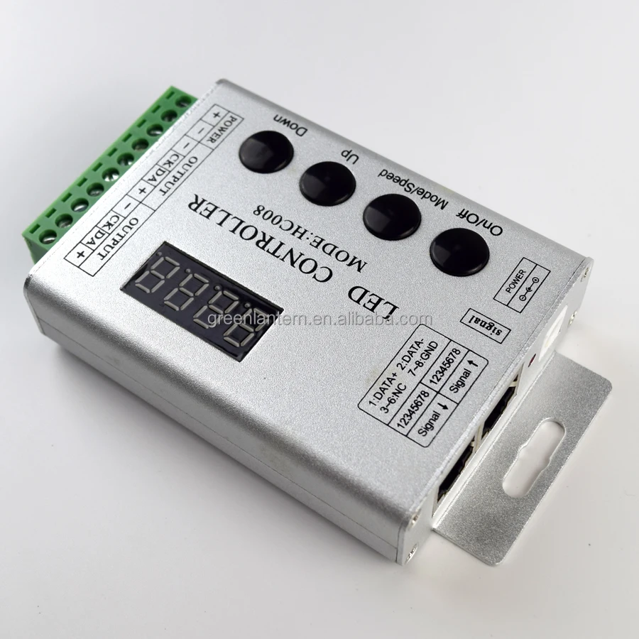 Contrôleur LED Programmable HC008, 133 Modes D'Effet, Contrôle 2048 Contrôleur LED Programmable HC008, 133 Modes D'Effet, Contrôle 2048