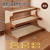 Plastic rattan three-layer 30CM brown