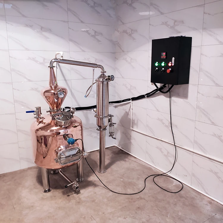 Electric Heating Steam Type Extraction Rose Rosemary Lavender Essential Aromatic Oil Distiller