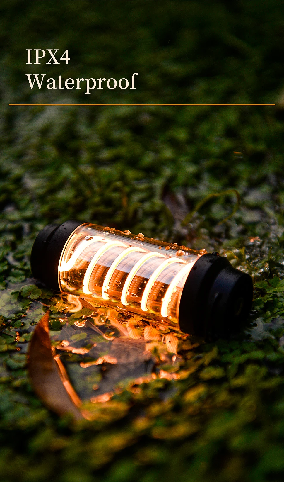 Outdoor Rechargeable Electric Tent Torch Camping Lamp Tactical Led