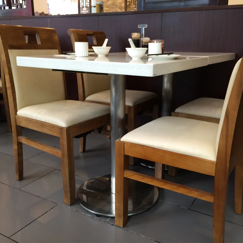 clean restaurant table