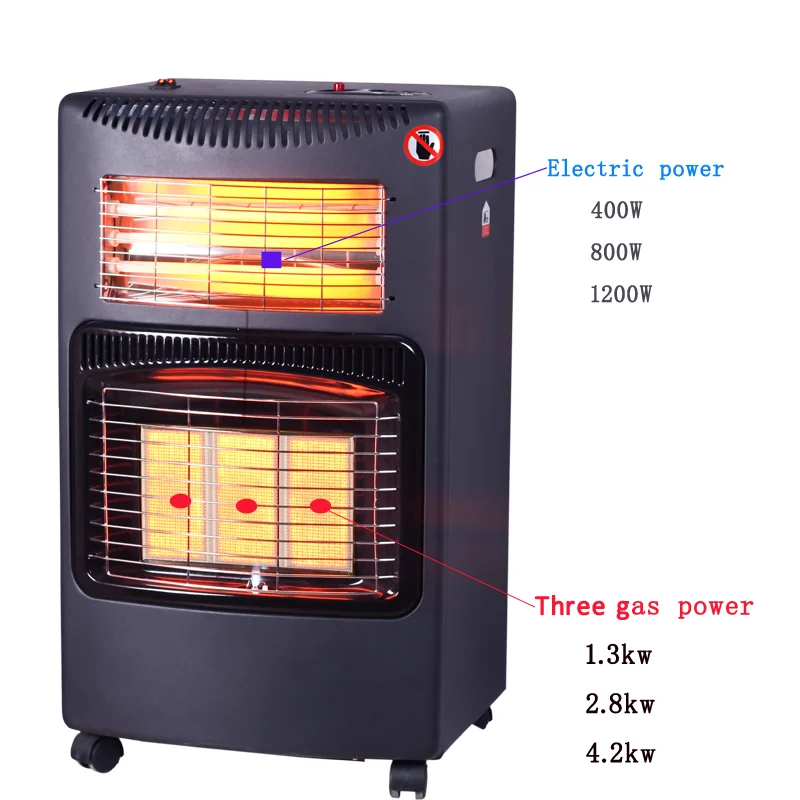 Best Price Gas And Electric Folding Gas Heater Short Lead Time Portable Gas Room Heater For