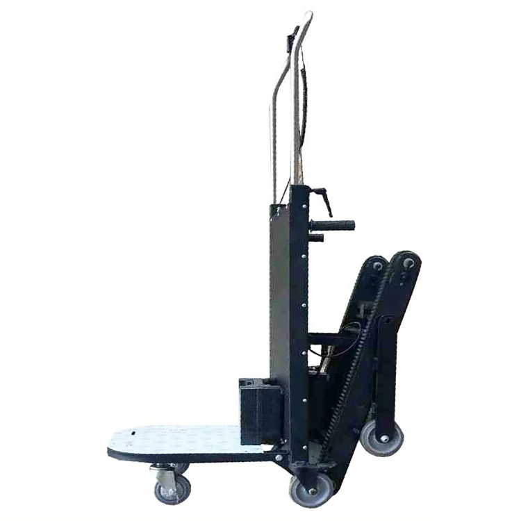 300-400KG Electric Stair Climbing Cart Iron Four-Wheel Platform OEM Tools Cargo Trolley