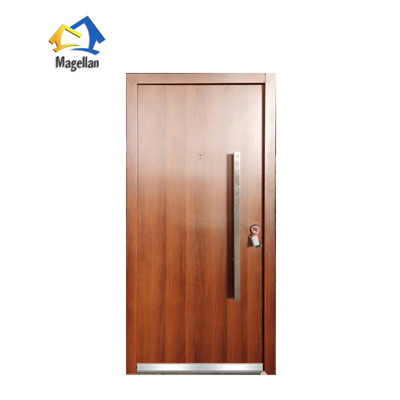 Apartment Main Gate Design Stainless Steel Door Security Cheapest Price of Steel Doors