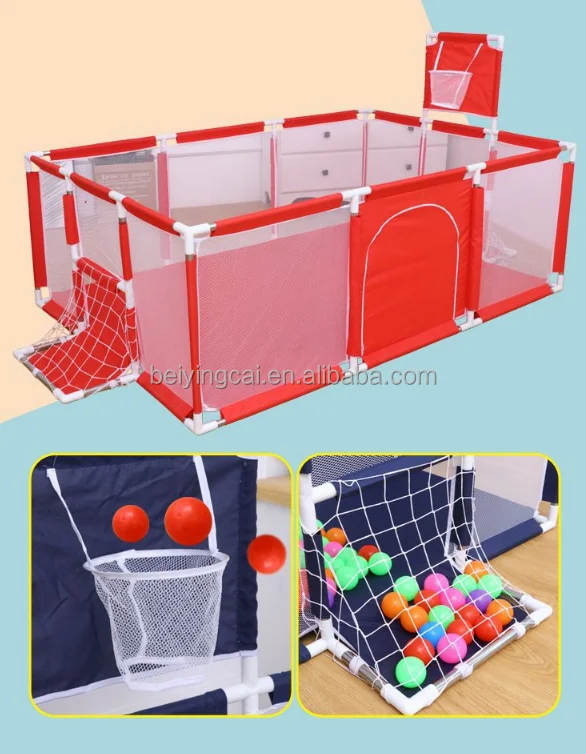Bestselling Oxford Cloth Baby Playpens Square Baby Travel Cot Folding
