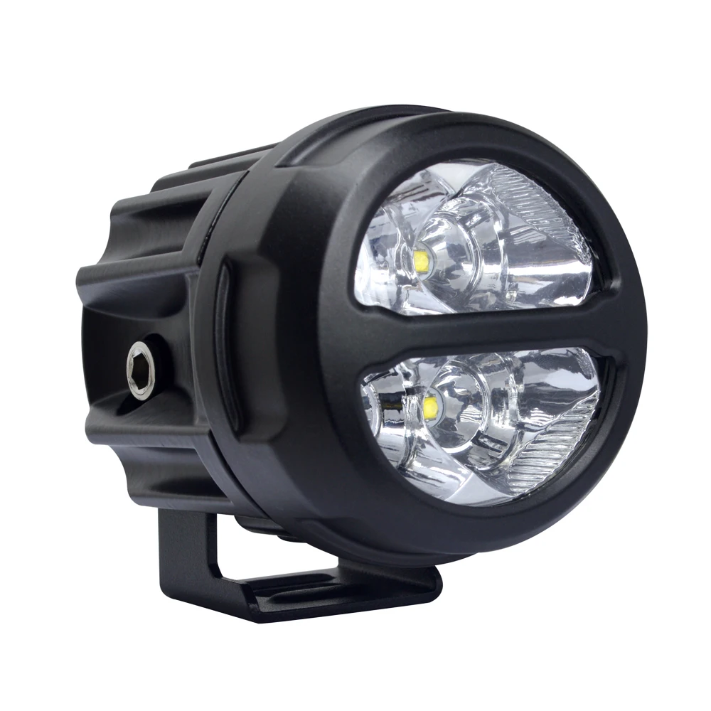 Вспомогательные Противотуманные фары для вождения, желтые, белые, Двухцветные светодиодные фары для мотоцикла