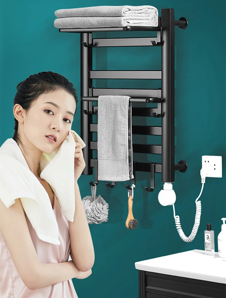 2022 Newest Design Carbon Fiber Intelligence Electric Heating Towel