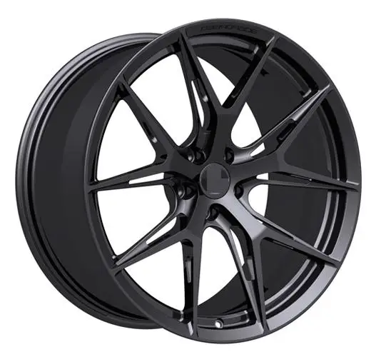 Wholesale 18\" 19\" 20\" Custom Alloy Wheels Rim Black Silver Edge Forged Car Wheels 35mm ET New PCD Customized Surface