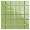 4837 esmalte verde mosaico cerámico