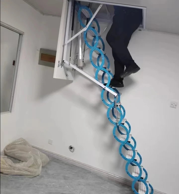 Alibaba.com: Manual/Electric Telescopic Steel Loft Ladder, Interior ...