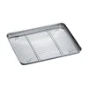 304 stainless steel, 14*14*2CM (natural color)