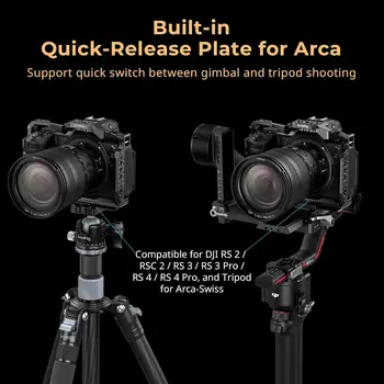 SmallRig Z6 III Camera Cage Kit for Nikon Z6 III, with Top Handle and Cable Clamp, Aluminum Alloy Camera Full Cage Kit - 4520 product image