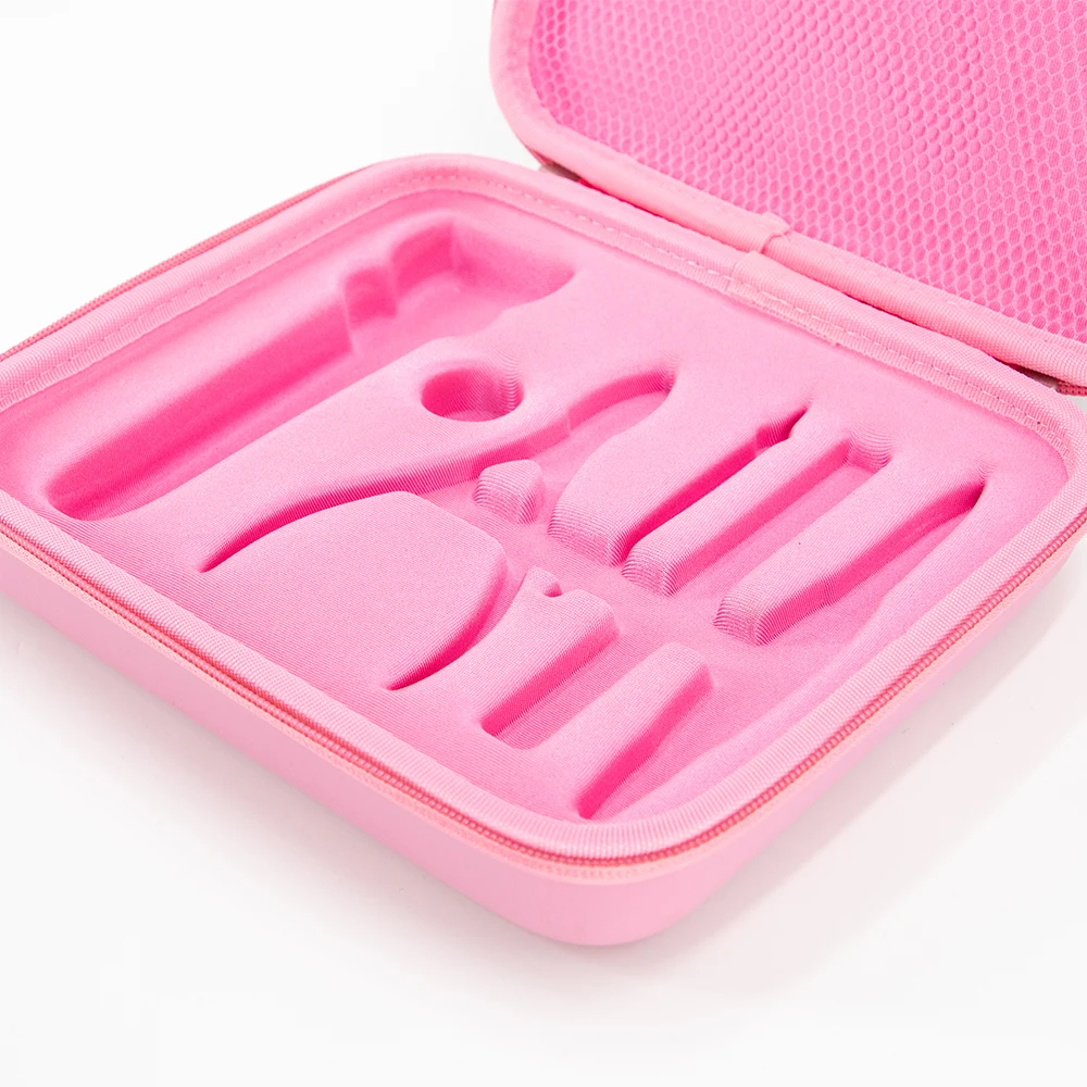 product custom print logo portable eva hard carry case with molded traytravel case with cutting foam-2