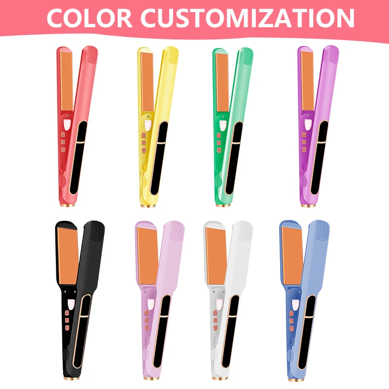 Infrared Ionic Flat Iron LCD Display Hair Straightener Professional Salon Beauty Tools