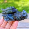 Strong Light Labradorite Dragon Skulls