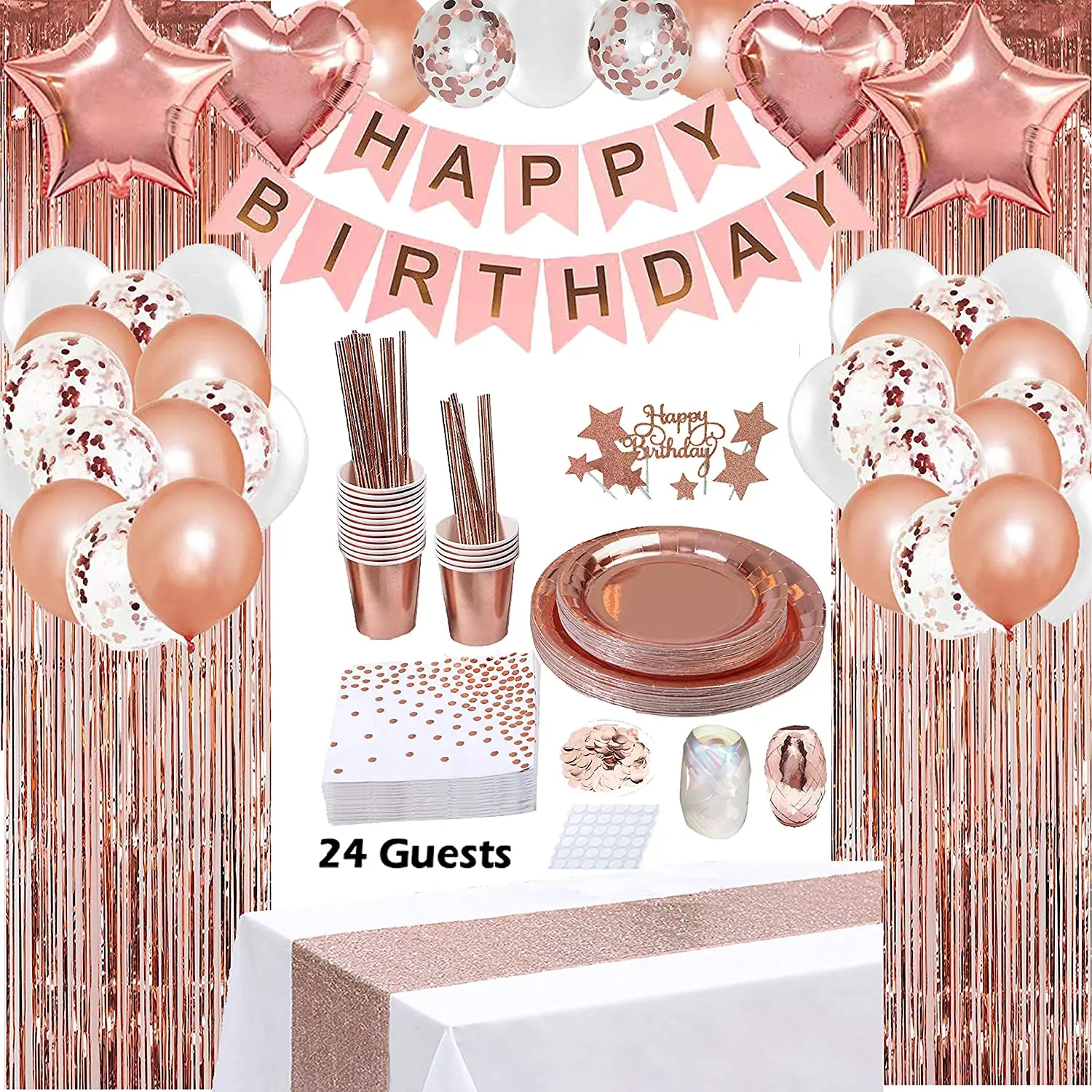 Buy Rose Gold Birthay Party Decorations Centerpieceparty Online in India 