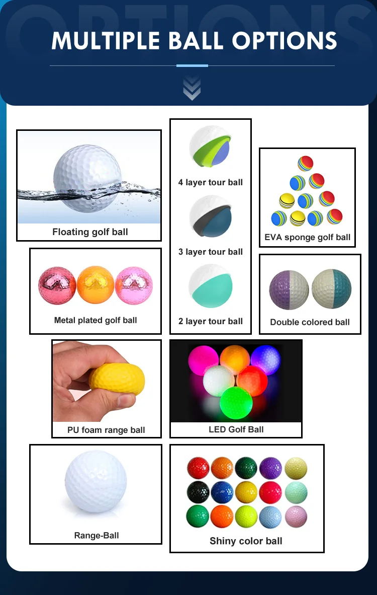 Wholesale Constant Light Up Glowing Golf Balls Golf Tees Colored