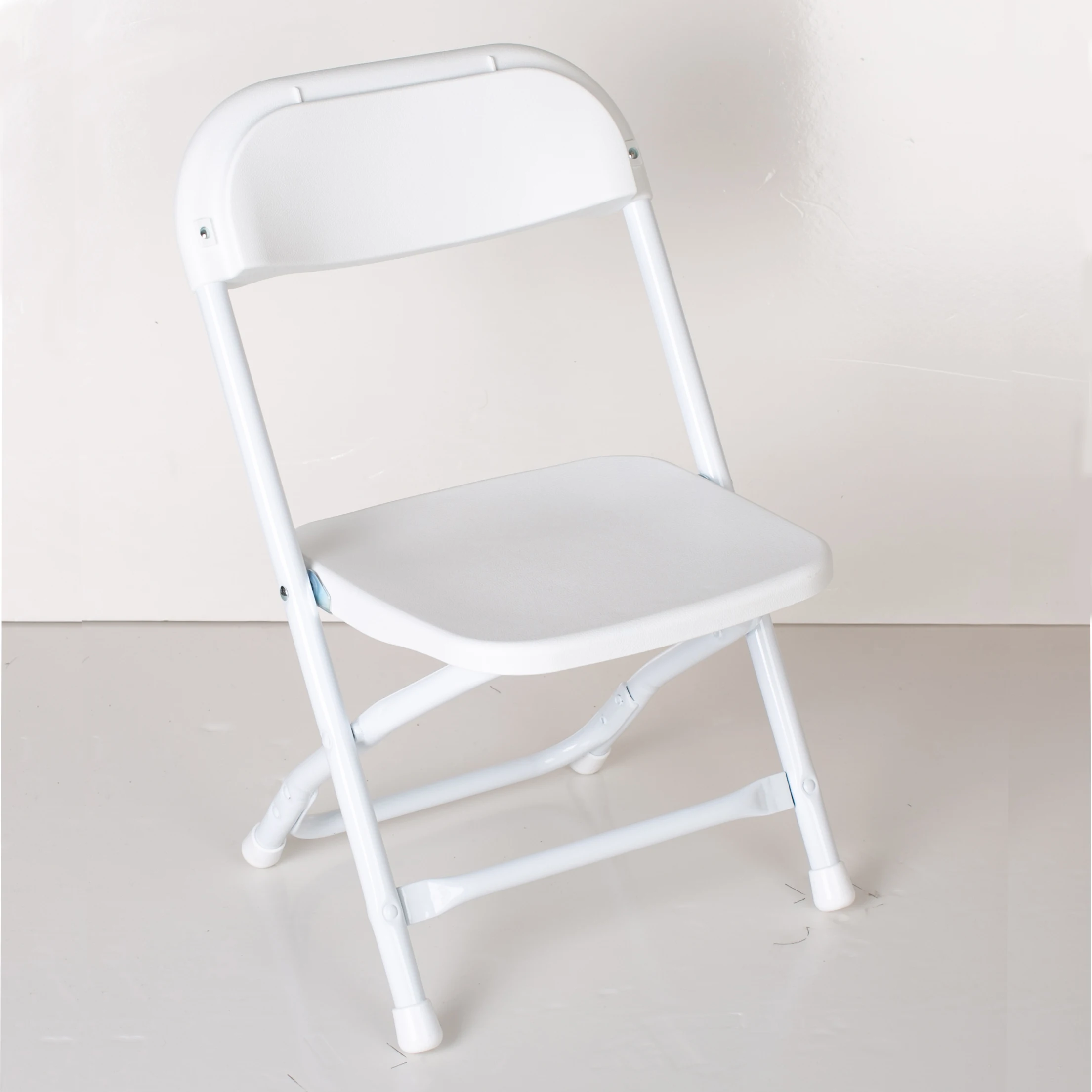 Childrens Chair White Metal Folding Chairs Modern Kids Metal Legs