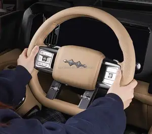 For BYD Equation Leopard 8 Body Kit Special Steering Wheel Cover, Universal Anti-slip Handle Cover