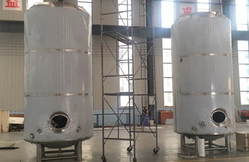 Stainless Steel 5000 Liter Fermentation System Bright Beer Serving Storage Tank