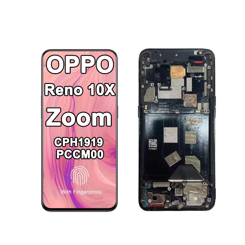 Kit Réparation Écran OPPO Reno 10x Zoom - Vitre Tactile + Écran LCD Vert + Outils + Colle - Neuf