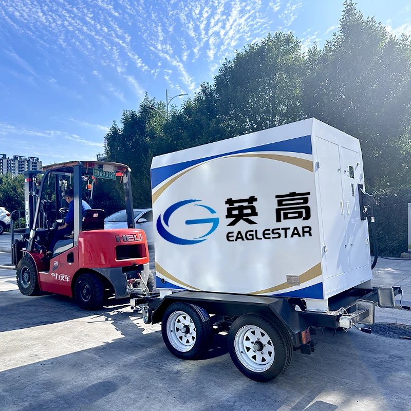 Mini Container Refueling Station Skid Fuel Station Equipment Fuel Dispenser for Mobile Gas Station