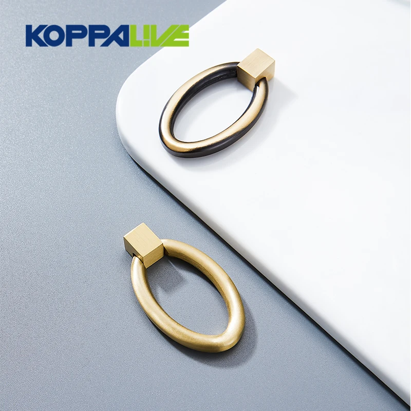 Koppalive Brushed Brass Handles & Knobs for Cabinet Pulls Koppalive Brushed Brass Handles & Knobs for Cabinet Pulls