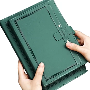 Customizable Volorful A5 Hardcover Libretas Leather Lined Business Notebook Journals