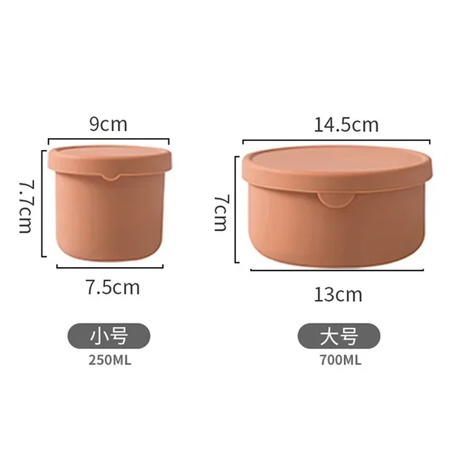 Cute Kid Children's Insulated Portable Heated Bento Silicone Food Container School Lunch Box Set for Kids and Adults
