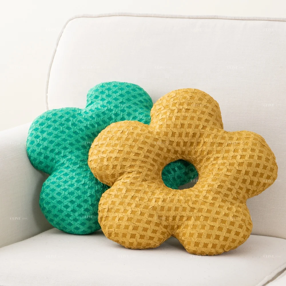 3D Flower Throw Pillow Seating Cushion Floor Pillow Cushion Flower